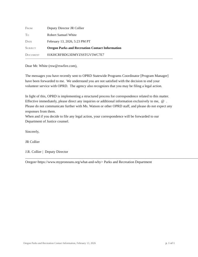 First page — The deputy director tries to isolate me.